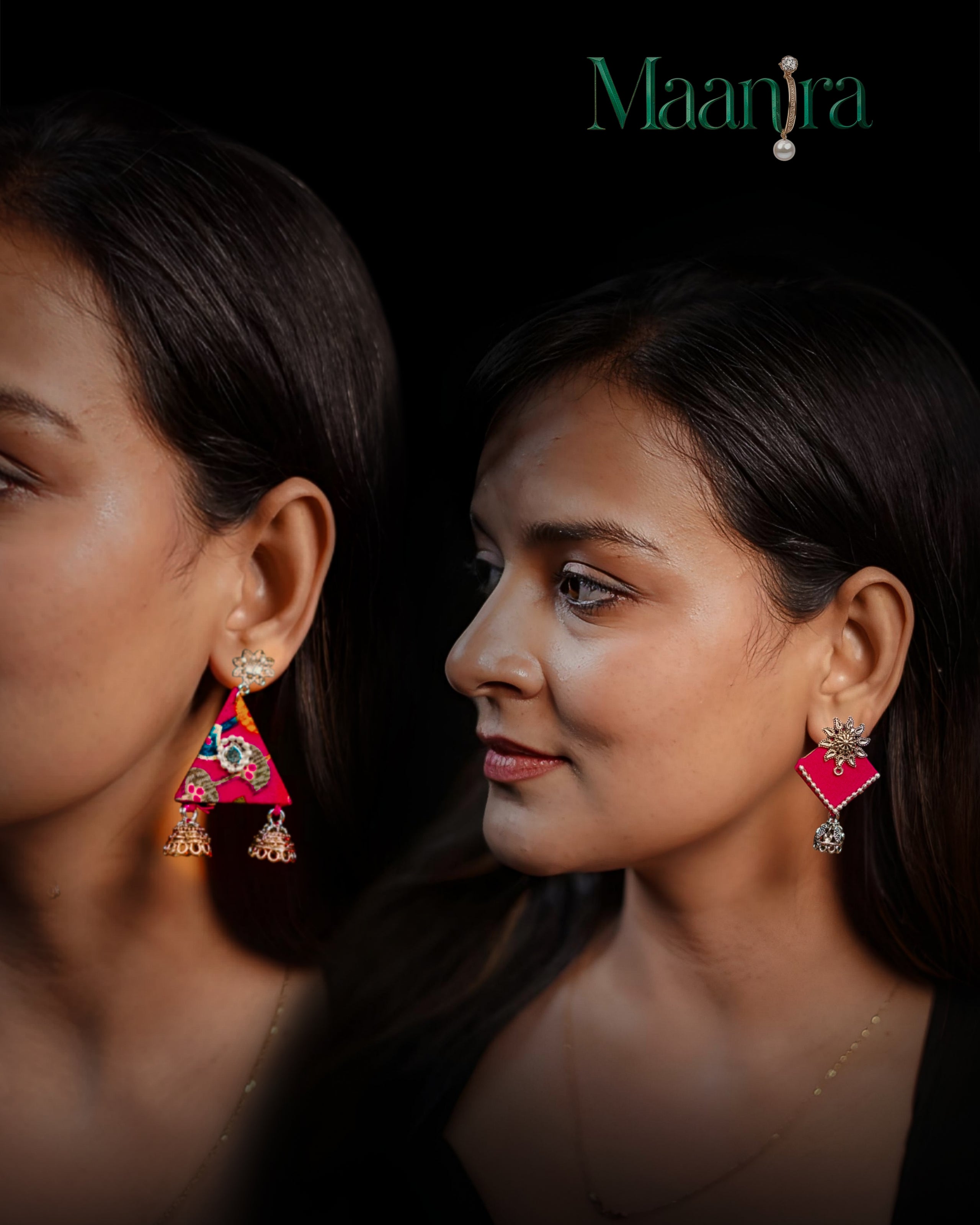 Pink Earings Combo