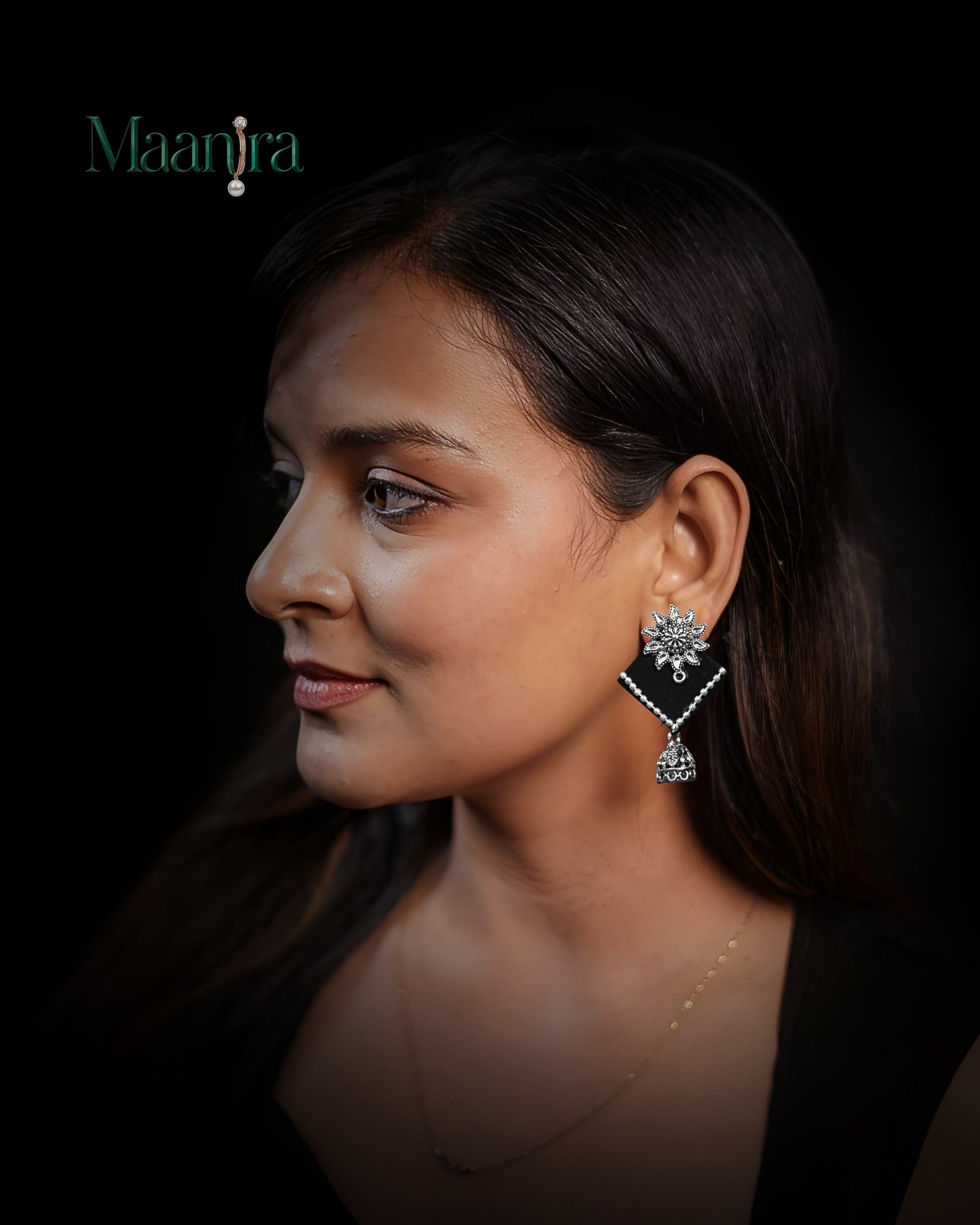 Black & Pink Earings Combo